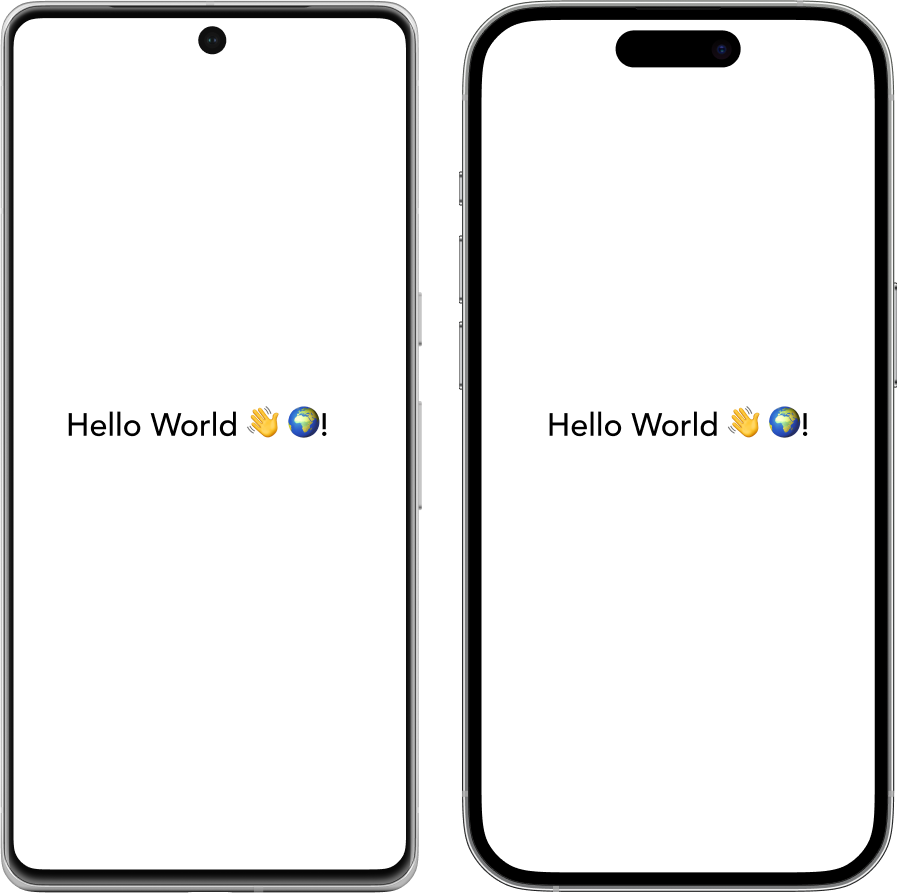 Android device and iOS device